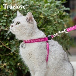 Harnais et laisse pour chat Truelove Mousse