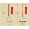 Brosse chien poils morts bambou - TLK25131