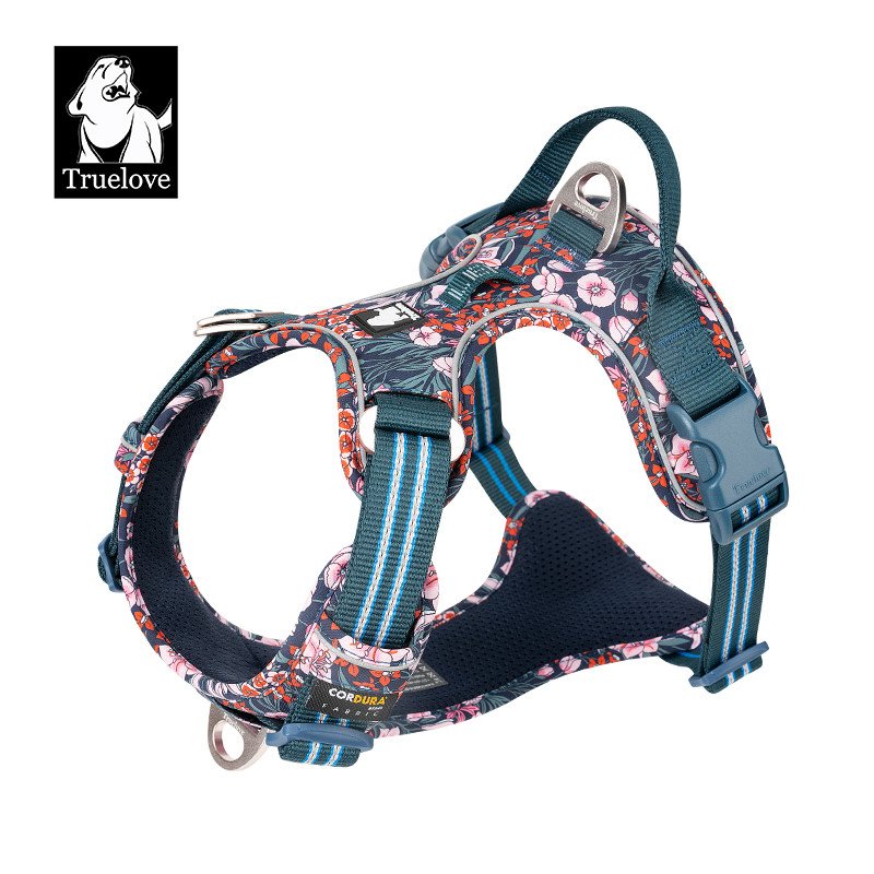 Harnais pour chien Truelove Country + FLOWER CORDURA - TLH5656