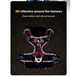 Harnais pour chien Truelove Country + FLOWER CORDURA - TLH5656