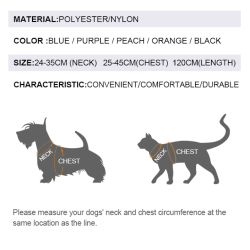 Ensemble Harnais pour chien et Laisse pour chien Truelove pour Chats - TLH3912