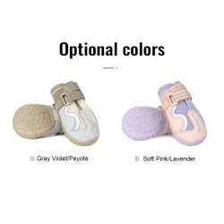 4 Chaussures Extérieures pour chien Truelove en Maille Respirante et Cuir - TLS3962